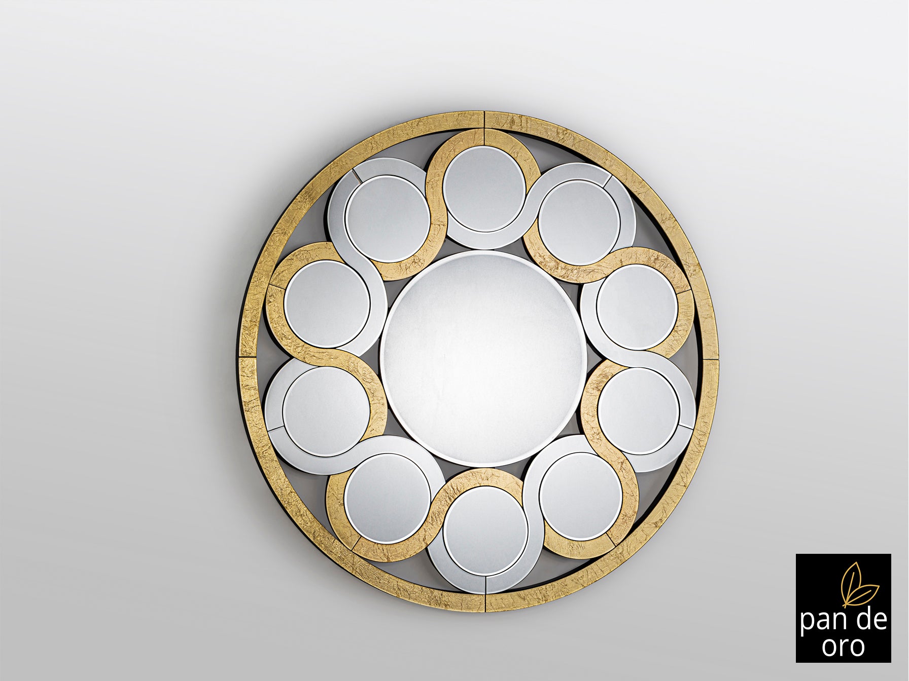 Espejo Zendaya Oro - Schuller - Diseño Exclusivo | luzguru.com