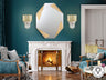 Aplique de pared Schuller Tiara 605366 - Cromado Dorado - luzguru.com