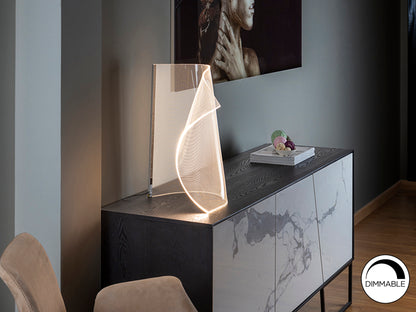 Lámpara Sobremesa Cromada Schuller Velos - Iluminación Moderna | luzguru.com