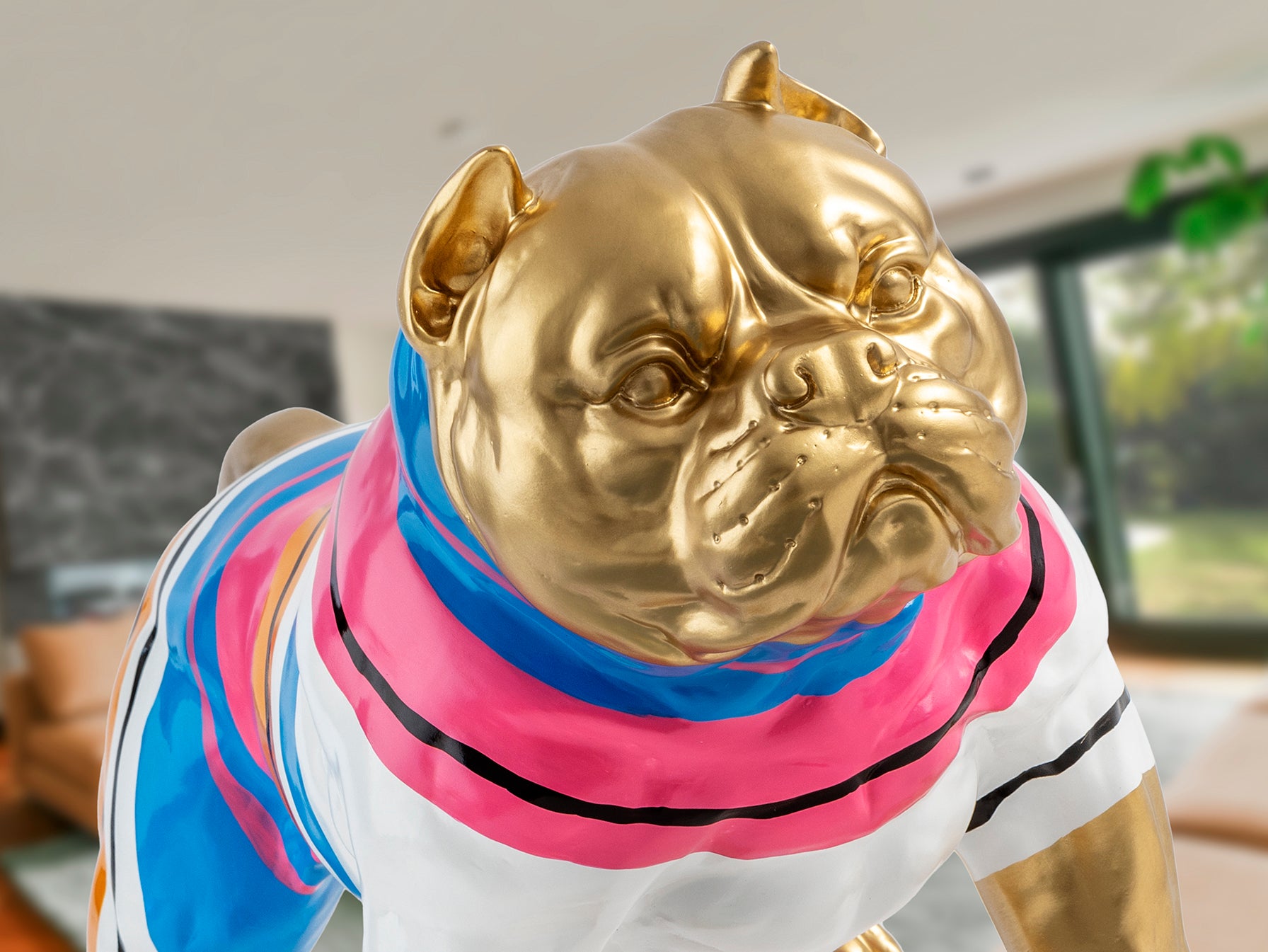 Figura decorativa Pitbull Schuller - Calidad Premium | luzguru.com