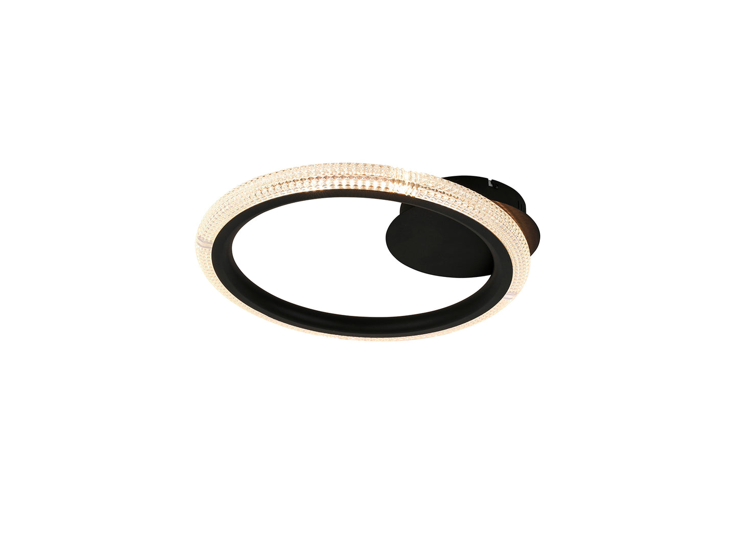 Schuller 717847 - Plafón Ring Negro - luzguru.com