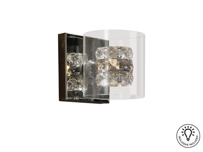 Schuller 391218 - Aplique Flash Cromo Transparente - luzguru.com