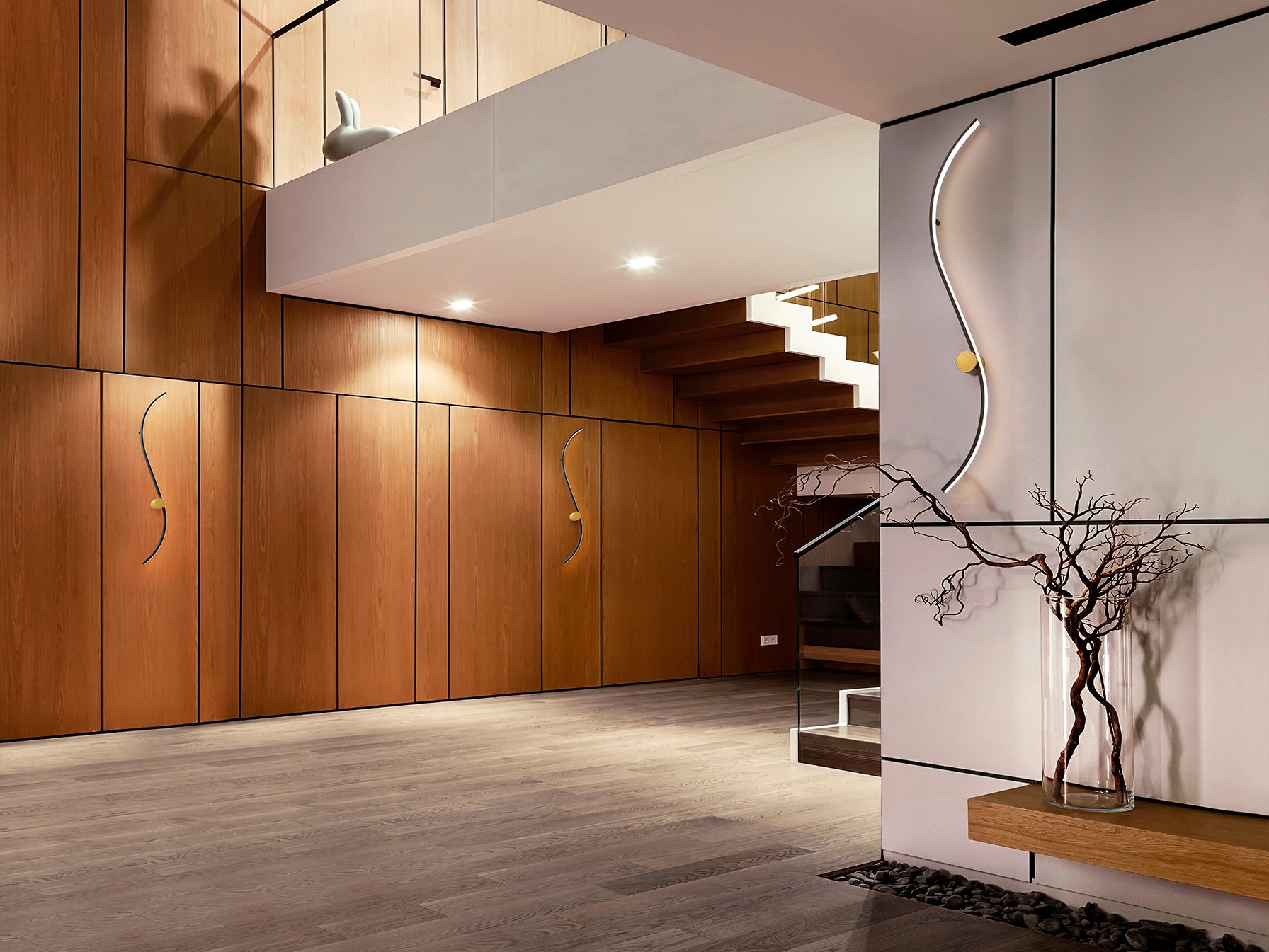 Aplique de Pared Negro Oro - Schuller Siloe - Calidad Premium | luzguru.com