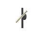 Schuller 373845 - Aplique Varas 3 luces LED Oro/Negro - luzguru.com