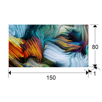 Medidas Fotografía Simbiosis Schuller 921688: 150x80cm.  Cristal templado, 12kg.  Instalación horizontal o vertical.
