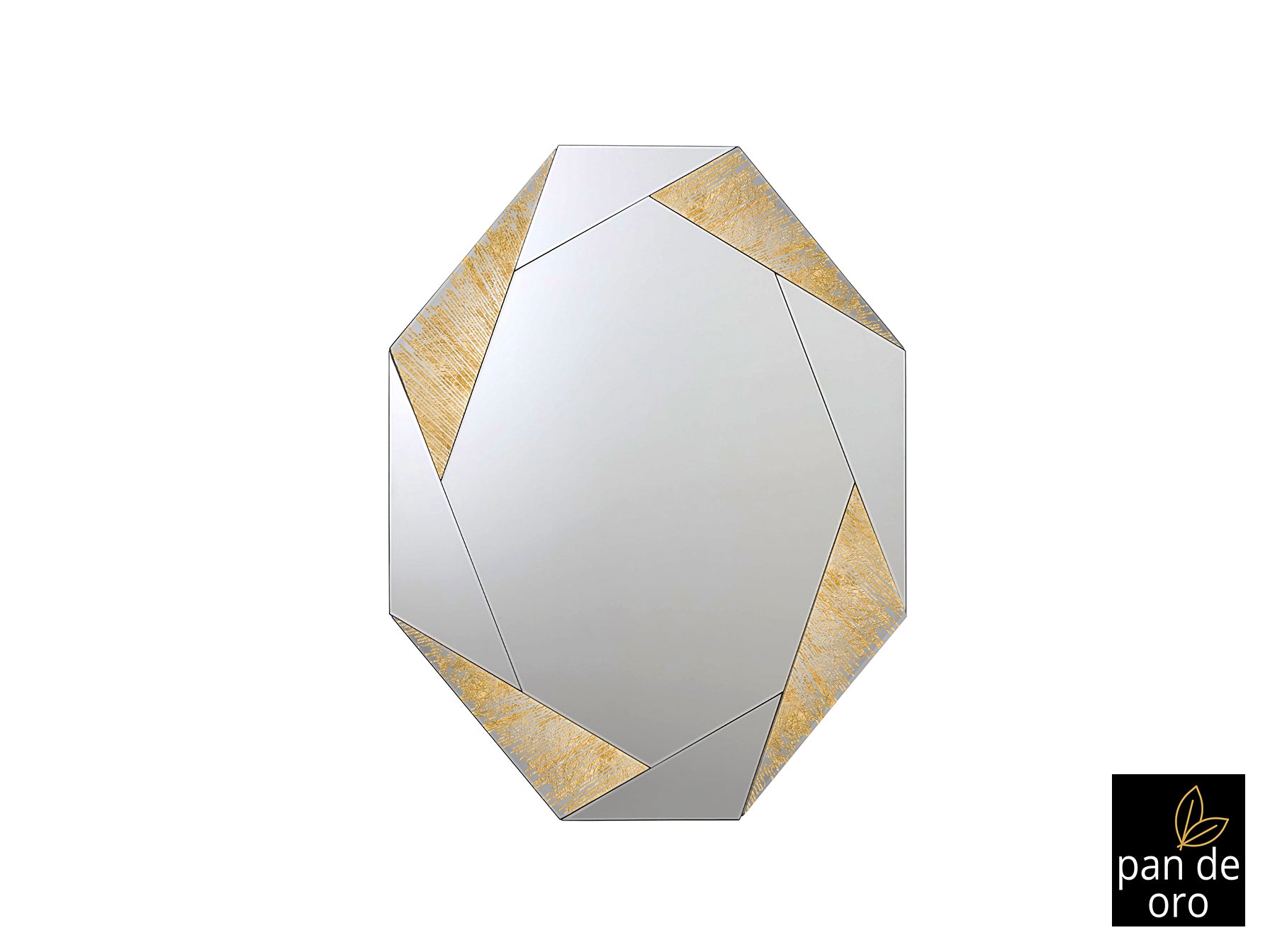 Espejo Laverna Oro - Schuller - Diseño Elegante | luzguru.com