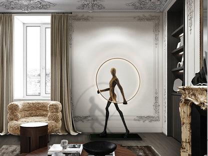 Figura Decorativa Caminante Negra - Schuller - luzguru.com