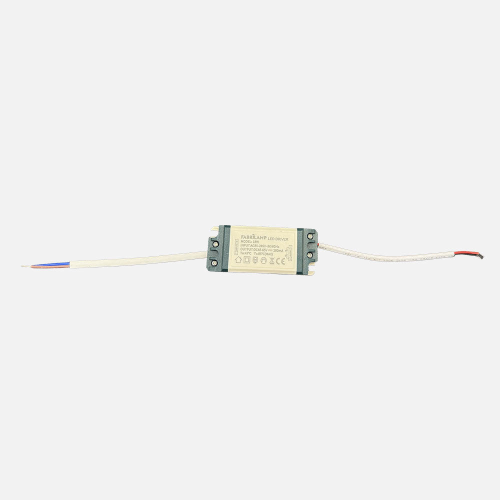 Driver LED 18W Fabrilamp / Abrila repuesto para downlight, Ref. 99.DRIVER18W-SIN