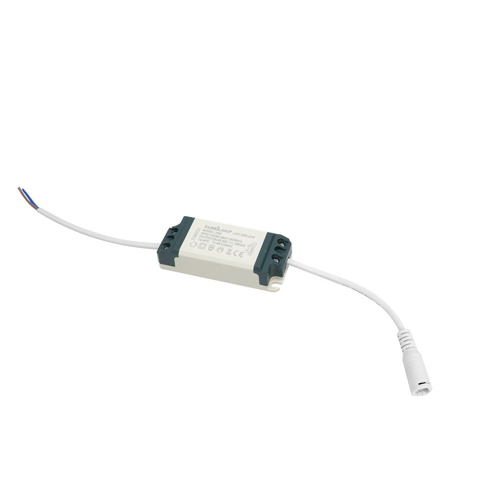 Driver LED 18W Fabrilamp / Abrila 99.DRIVER-LED-18W para downlight, repuesto de iluminación técnica.