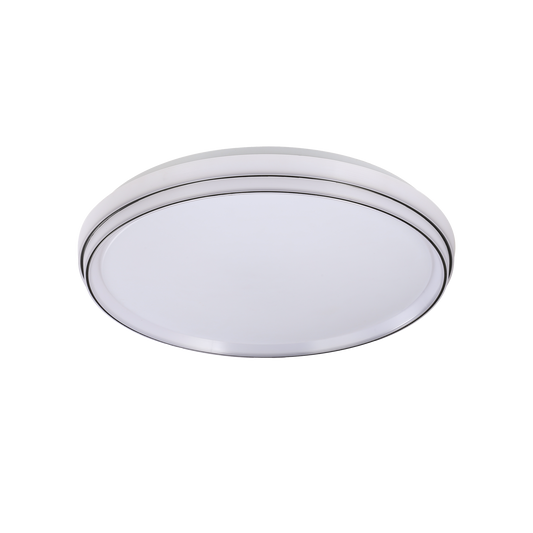 Plafón Moderno LED Duarte Blanco / Negro – vista principal · Ref. 244485009