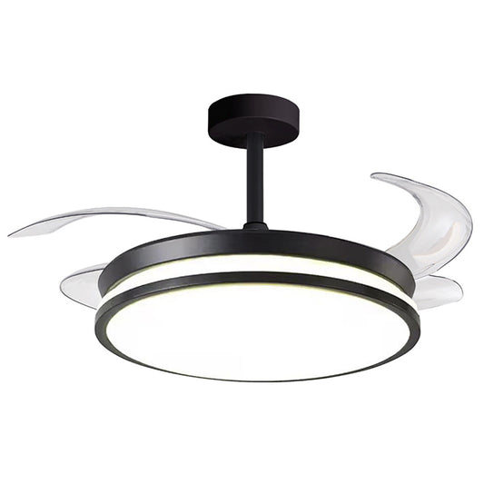 Ventilador de Techo Dune eco Negro – vista principal · Ref. B-1009 ECO