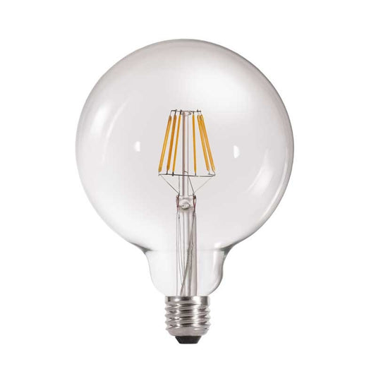 Bombilla LED Filamento G125 E27 6W 2700K Cristal CristalRecord - vista principal | CristalRecord