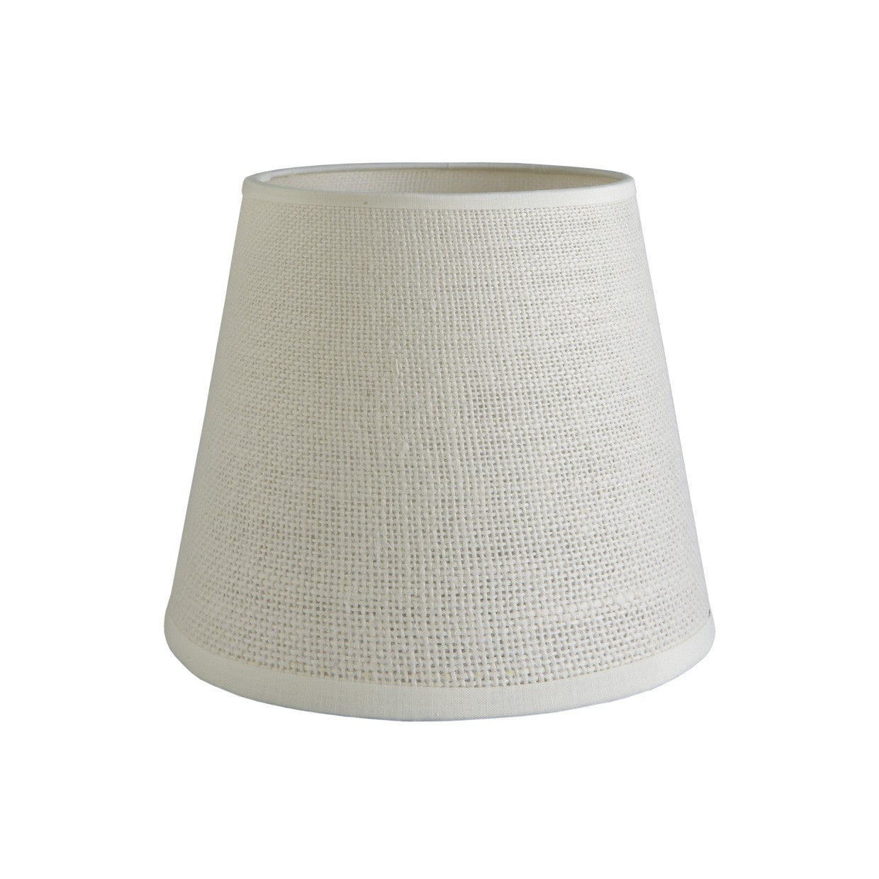 Pantalla cónica 25 cm tela saco beige ALEMAR E-27 - Vista principal