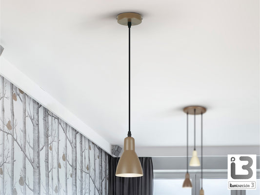 Lámpara Regulable Afra 1 Luz Marrón - Schuller - 13209 - Vista 1