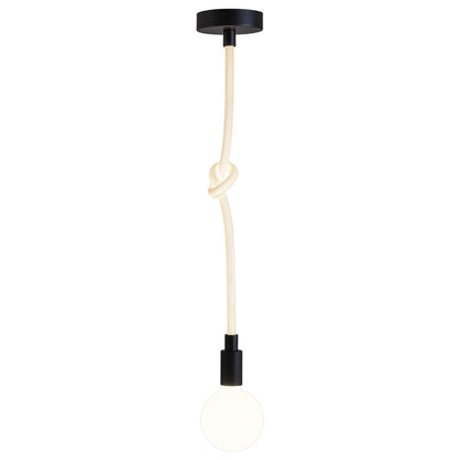 Colgante Lexa cuerda blanca LED Alemar - Vista principal con diseño innovador