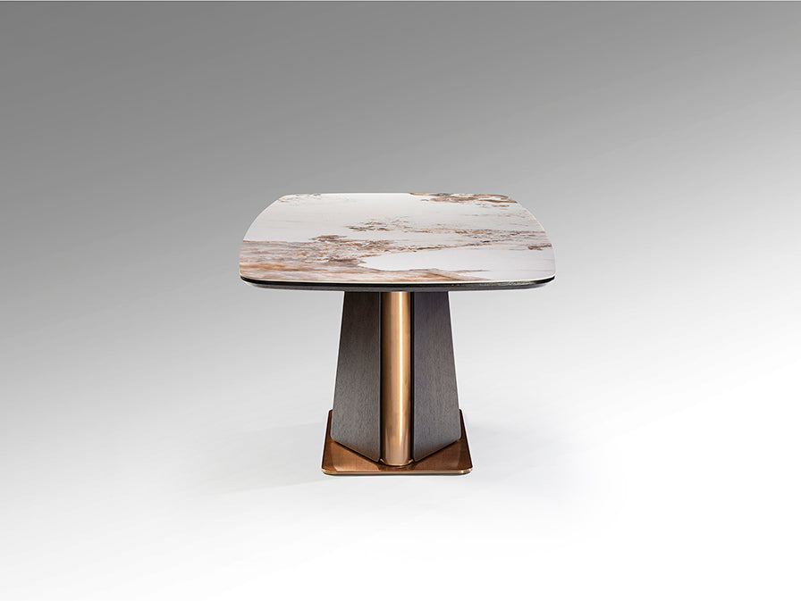 Mesa de Comedor Luca Roble Oscuro - Schuller - 412094 - Vista 7
