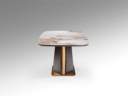 Mesa de Comedor Luca Roble Oscuro - Schuller - 412094 - Vista 7