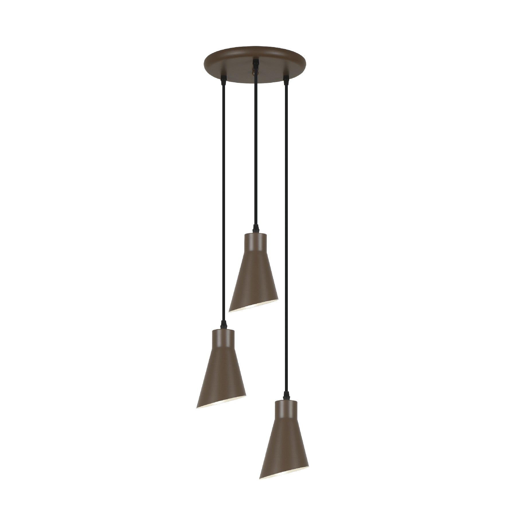 Lámpara Colgante Redonda 3 Luces Bera - Marrón - Schuller - 13321 - Vista 4