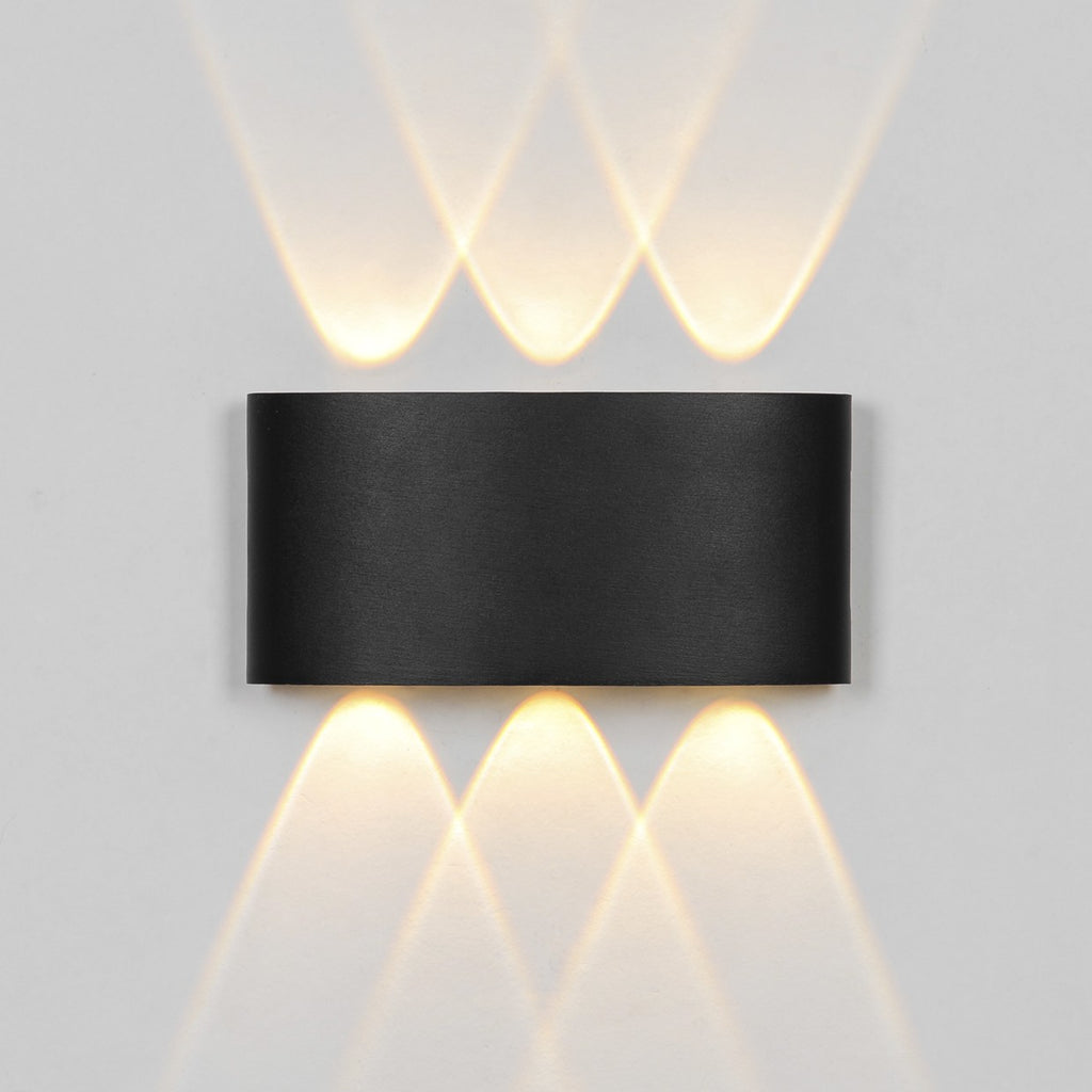 Detalle de montaje del aplique de pared exterior LED King