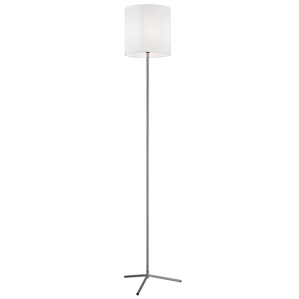 Pie de salón Clio plata ALEMAR con pantalla textil - Vista principal