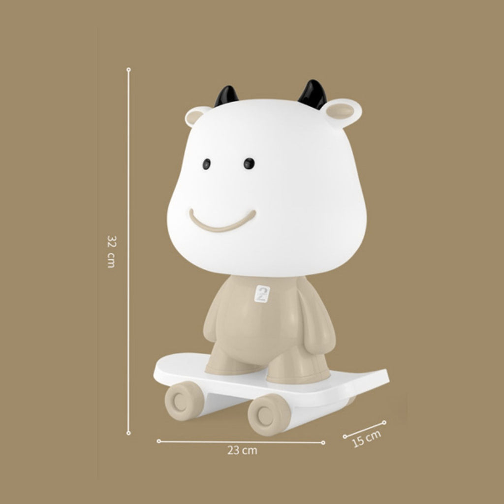 Esquema con dimensiones de la lámpara sobremesa LED Lenox ALEMAR