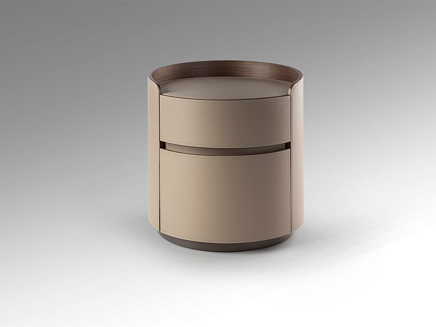 Mesita de Noche Cirze Beige Redonda - Schuller - 411752 - Vista 3