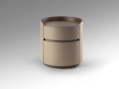 Mesita de Noche Cirze Beige Redonda - Schuller - 411752 - Vista 3