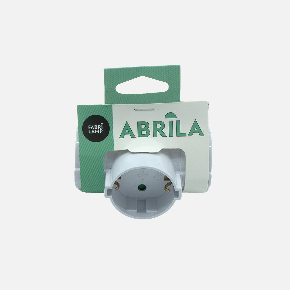 Adaptador 3 Tomas con Protección Infantil y 3680 Vatios de potencia