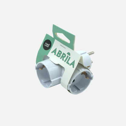 Adaptador 3 Tomas Fabrilamp / Abrila 260204201 con Protección Infantil