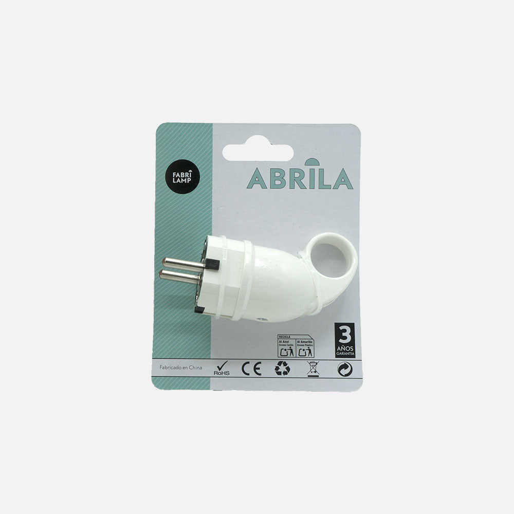 Clavija con Anilla Fabrilamp / Abrila 260006201