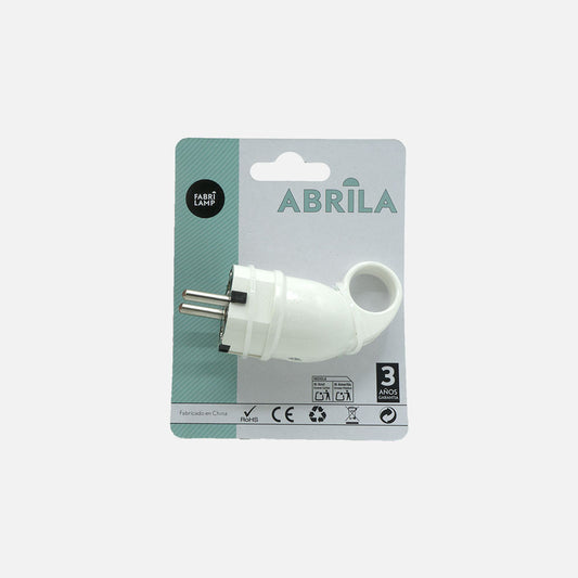 Clavija con Anilla Fabrilamp / Abrila 260006201