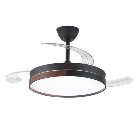 Ventilador Ecoro fabricado en Acero color Negro y Madera