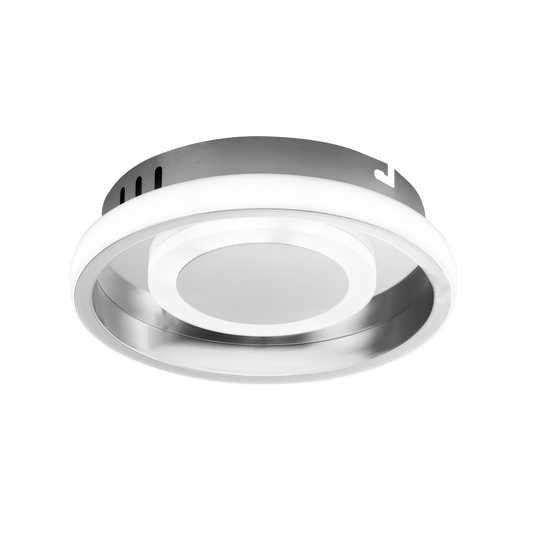 Plafón Moderno LED Elma Cromo – vista principal · Ref. 178582020