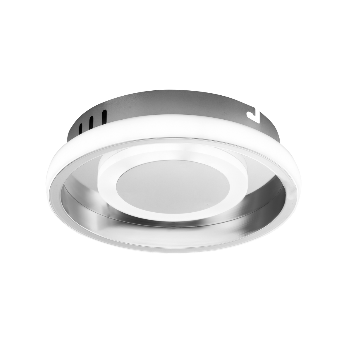 Plafón Moderno LED Elma Cromo – vista principal · Ref. 178582020