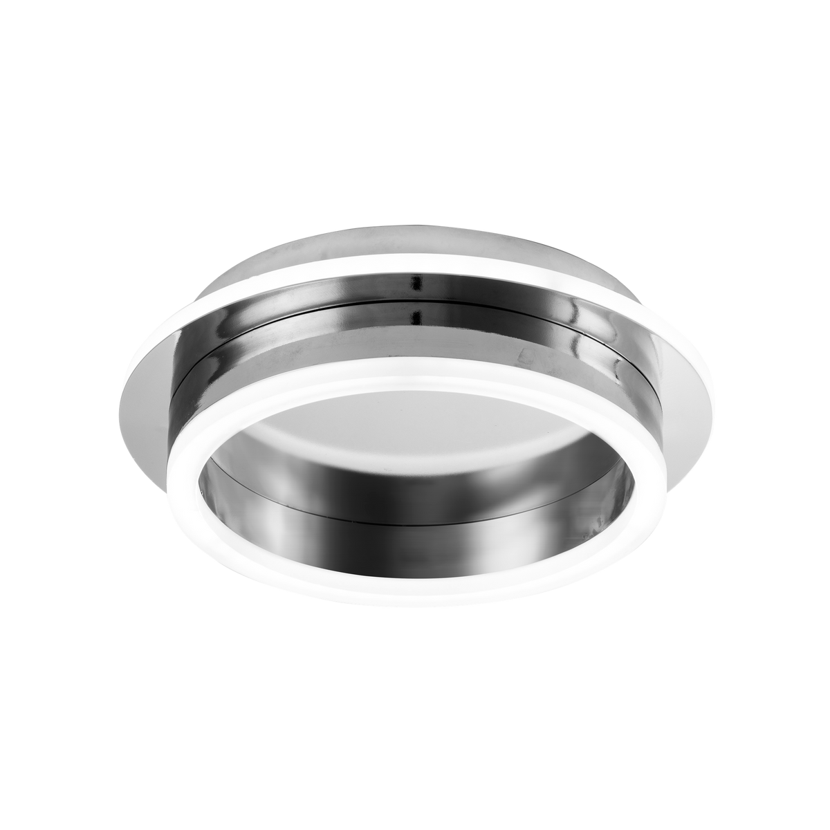 Plafón Moderno LED Elma Cromo – vista principal · Ref. 178583020