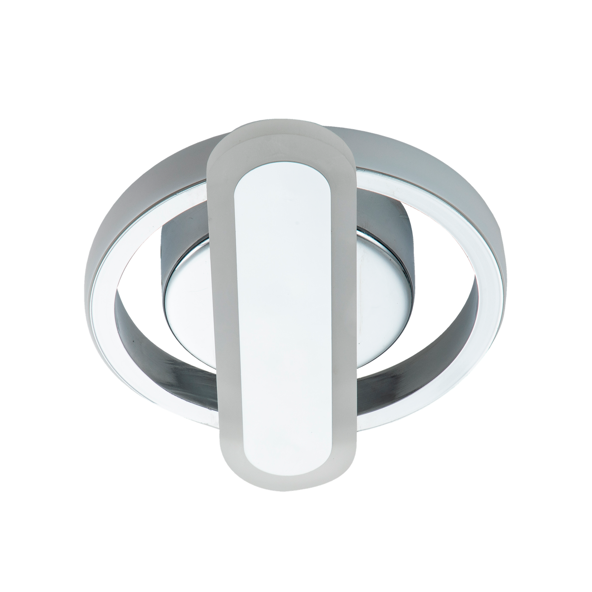 Plafón Moderno LED Elma Cromo – vista principal · Ref. 178582620