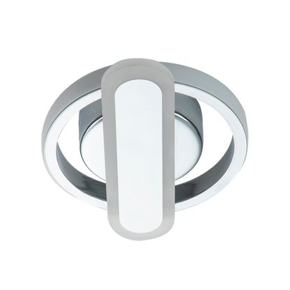 Plafón Moderno LED Elma Cromo – vista principal · Ref. 178582620
