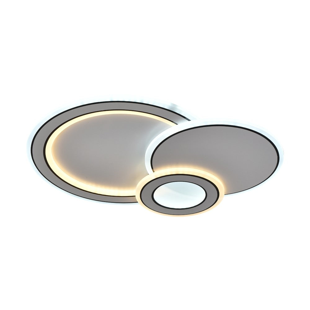 Plafón Elora fabricado en Aluminio color Blanco