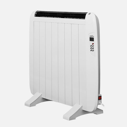 Emisor térmico GABAN fabricado en metal y aluminio color blanco