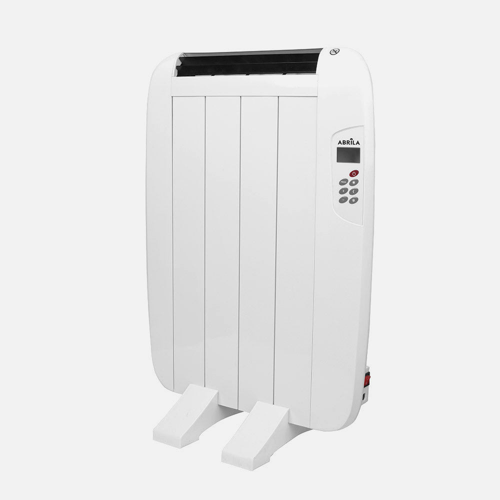 Emisor térmico GABAN fabricado en metal y aluminio color blanco con pantalla LCD