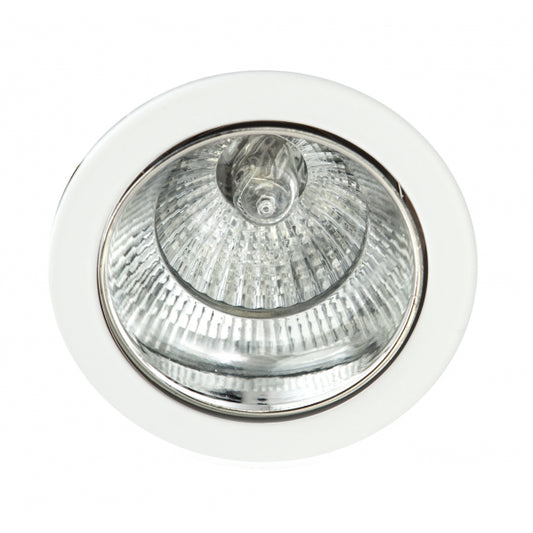 Empotrable Orientable Alfabeto GU10 8 cm Fabrilamp - Cromo / Blanco | Fabrilamp / Abrila