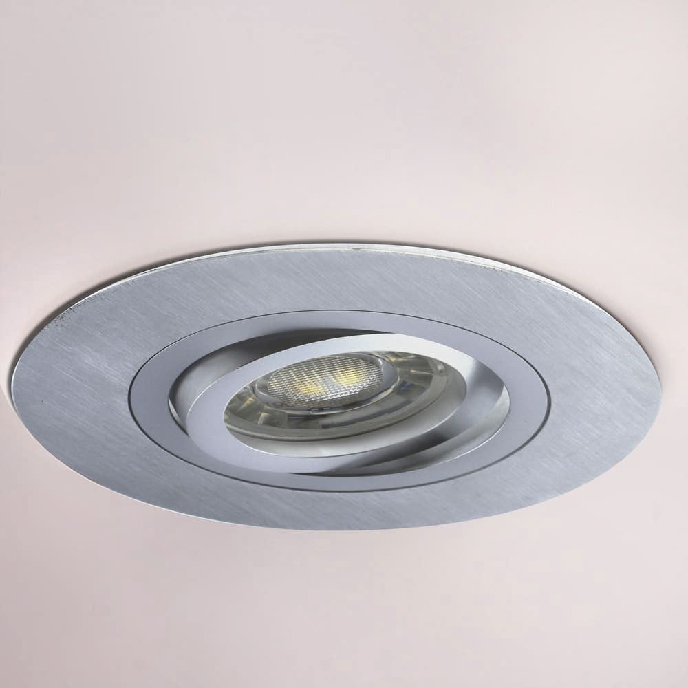 Empotrable Helium Plus fabricado en Aluminio color Inox
