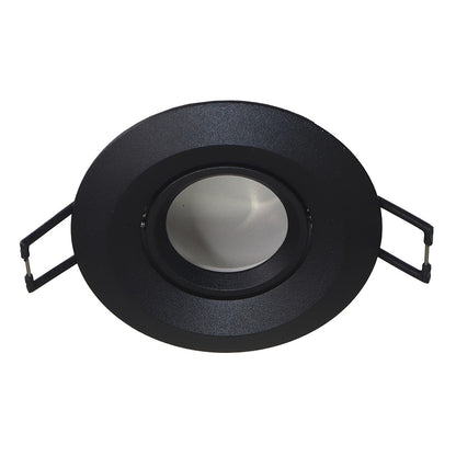 Empotrable Basculante Redondo Negro CristalRecord 01-802-00-180