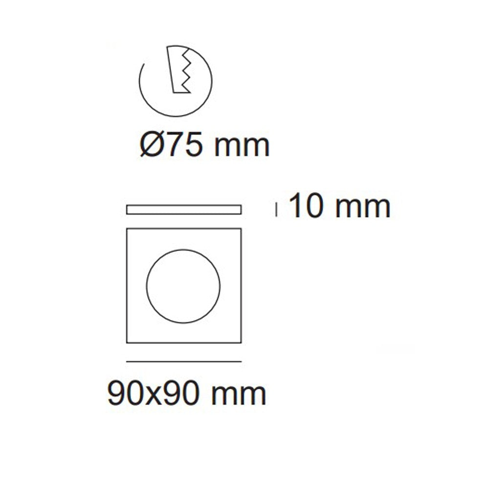 Empotrable LED con 300 lúmenes, ideal para iluminar espacios interiores