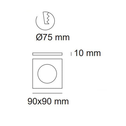 Empotrable LED con 300 lúmenes, ideal para iluminar espacios interiores