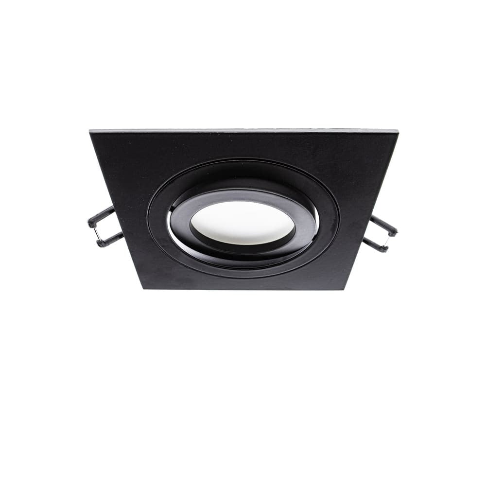 Foco Empotrable Basculante Negro Helium CristalRecord 03-061-80-180