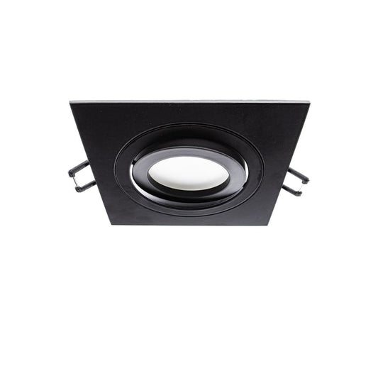 Foco Empotrable Basculante Negro Helium CristalRecord 03-061-80-180