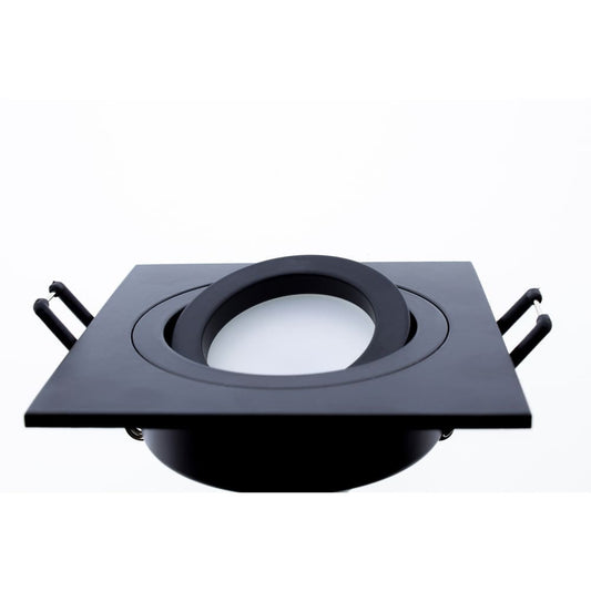 Foco Helium fabricado en Aluminio color Negro Mate