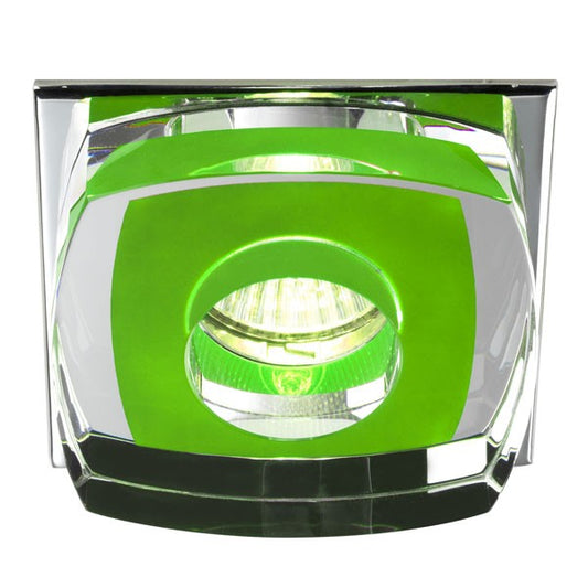 Avalio Empotrable Cuadrado CristalRecord 00-140-01-160 con cristal óptico verde