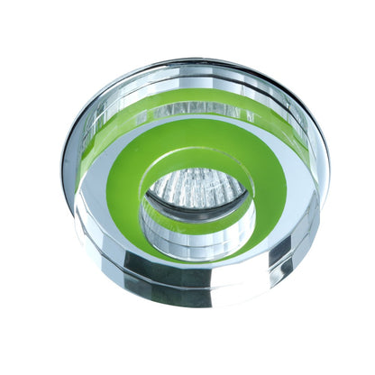 Empotrable Avalio CristalRecord, diseño óptico verde, ref. 01-040-01-160